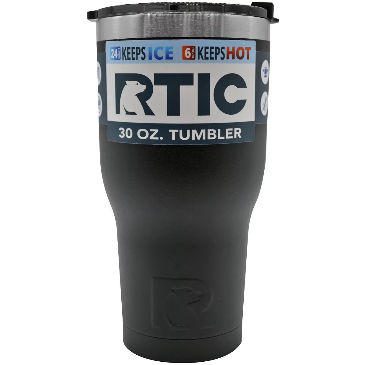 RTIC 30 oz. Vacuum Insulated Stainless Steel Tumbler - Matte Black | Walmart (US)
