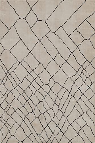 Momeni Noho Polyester Area Rug, Ivory, 2' X 3' Sized Rug for Entryway, Bathroom, and Kitchen | Amazon (US)