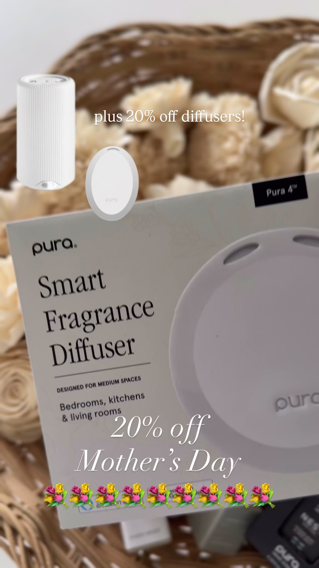 Pura’s Mother’s Day SALE! 💐
20% off Gift Sets which includes a Pura 4 diffuser and 2 scents. And/Or 20% off diffusers! 



@pura #pura #purapartner #ad #mothersday

#LTKSaleAlert #LTKMothersDay #LTKHome