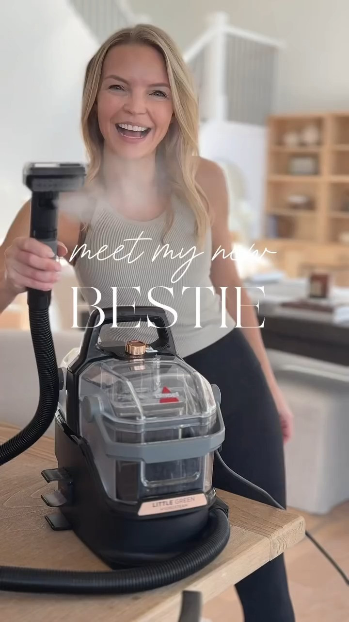  Spring cleaning just got an upgrade ✨🧼 This compact cleaner is my go-to for tackling tough stains and freshening up everything from carpets to upholstery. It powers through dirt with HydroSteam technology and has multiple cleaning modes so you can handle different messes around the house. 

 #LTKfitnessgoals #LTKActive #LTKHome