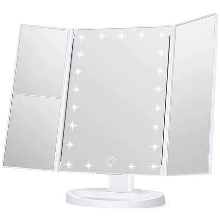 Makeup Mirror Vanity Mirror with Lights 1x 2X 3X Magnification Lighted Makeup Mirror Touch Control T | Walmart (US)