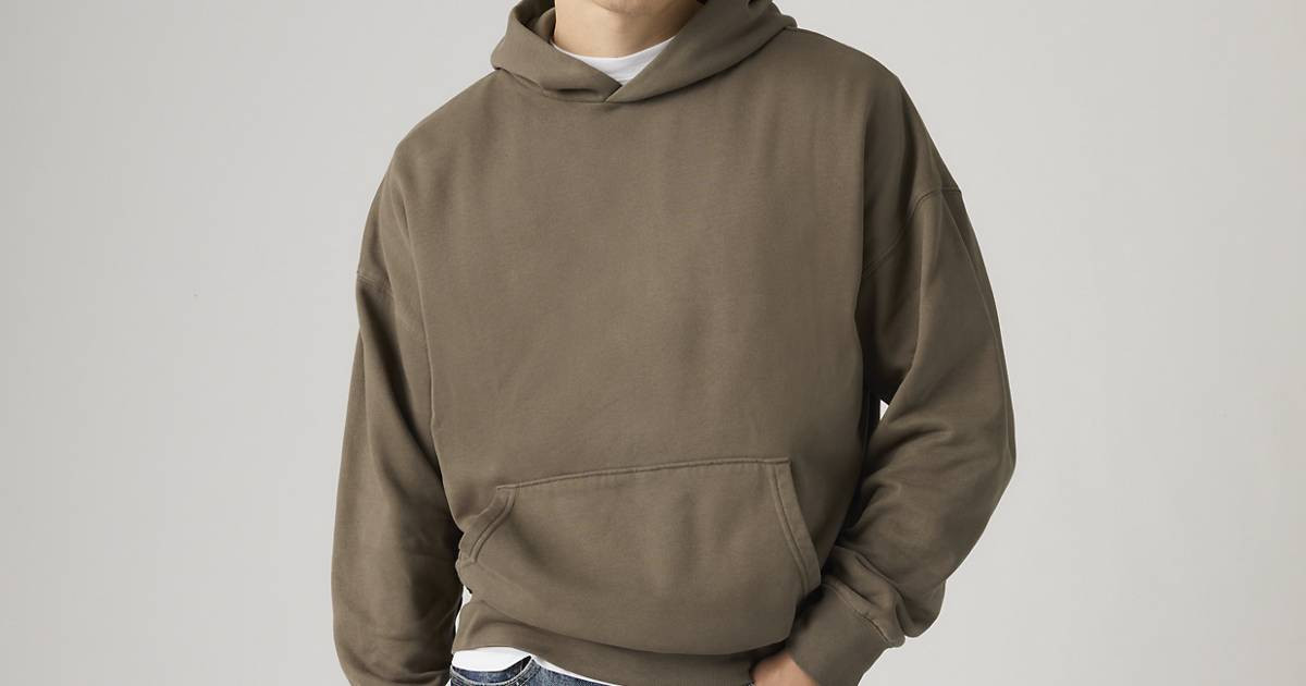 Soft Boxy Hoodie Sweatshirt - Brown | Levi's® US | Levi's US