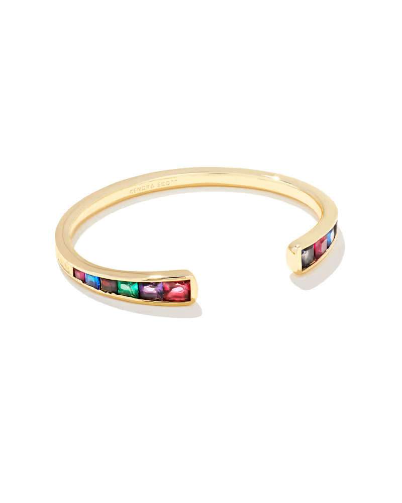 Parker Gold Cuff Bracelet in Multi Mix | Kendra Scott