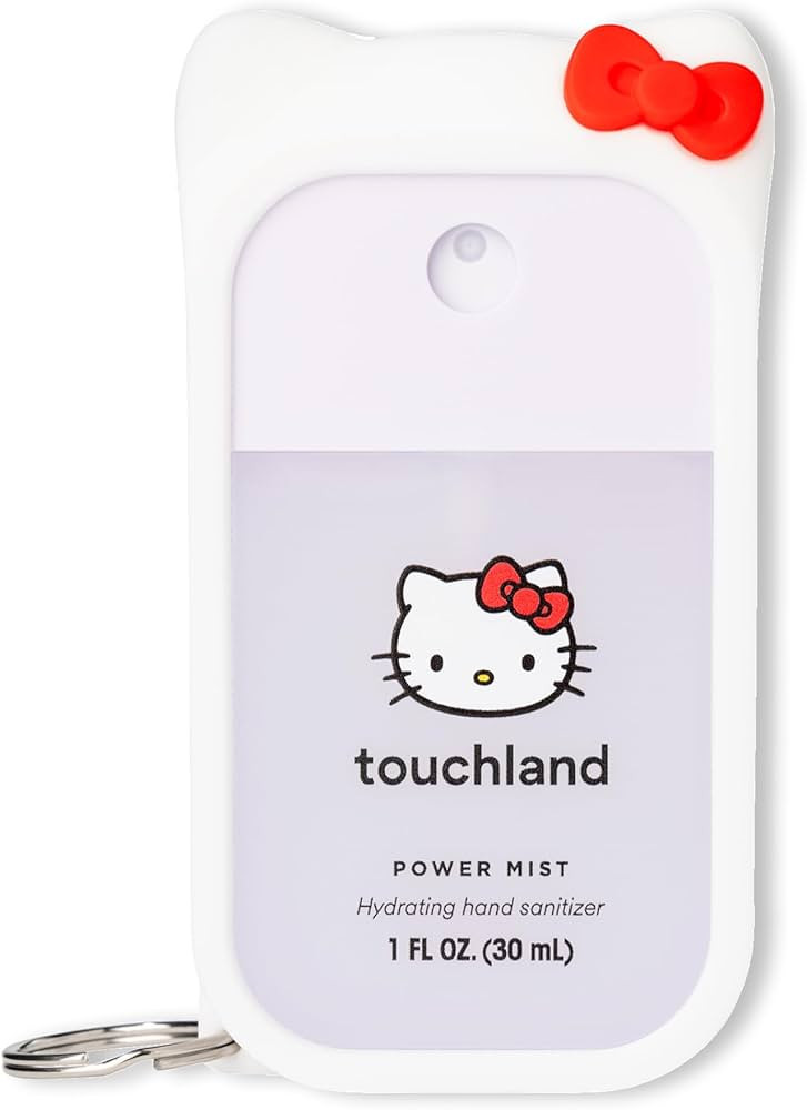 Touchland x Hello Kitty® Hand Sanitizer + Mist Case, Scented & Stylish Hydrating Sanitizer Spray... | Amazon (US)