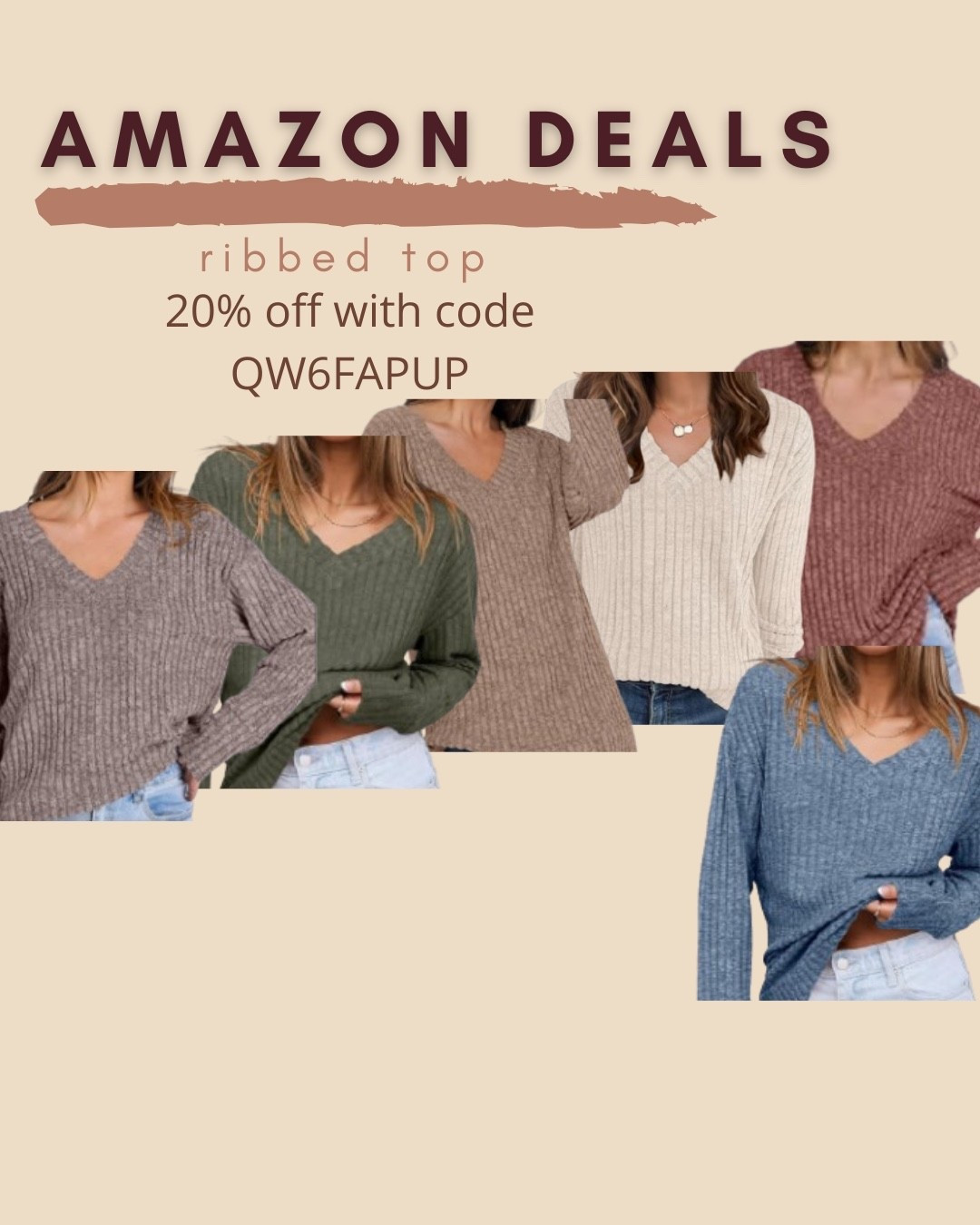 $6 ends 9/24

Amazon fashion
Amazon deals
Ribbed top
Sweater
Fall fashion

#LTKSaleAlert