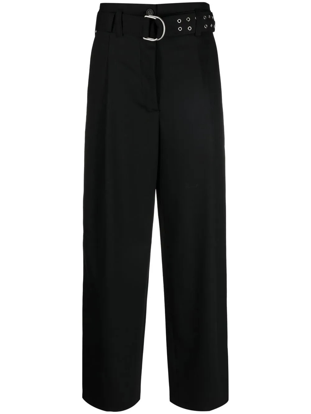 belted wide leg trousers | Farfetch Global