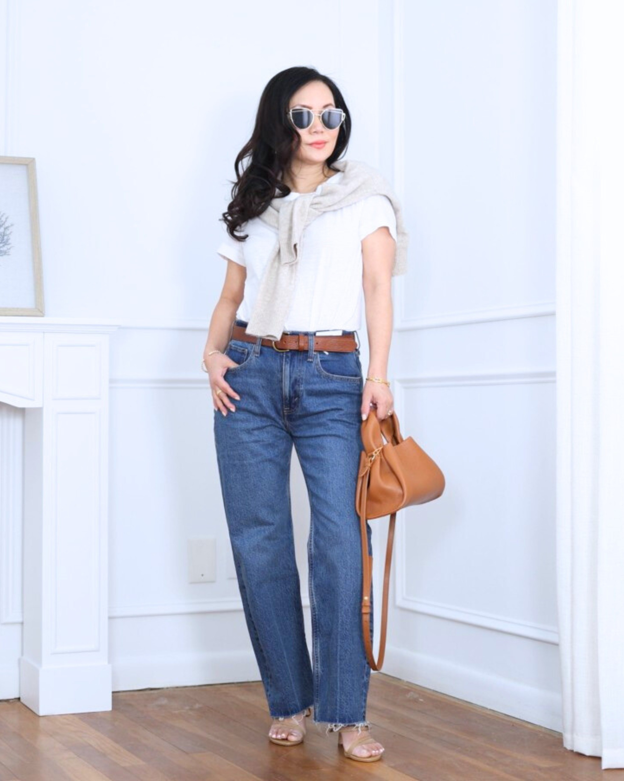 Keeping it simple with a white tee, classic jeans, and strappy heeled sandals — effortless, easy, and one of those go-to combos that never fails. I’m 5’2, wearing size XS.

#LTKOver40 #LTKPetite #LTKootd
