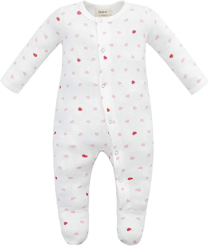 Owlivia Organic Cotton Baby Boy Girl Sleep ‘N Play/Coverall, Long Sleeve | Amazon (US)