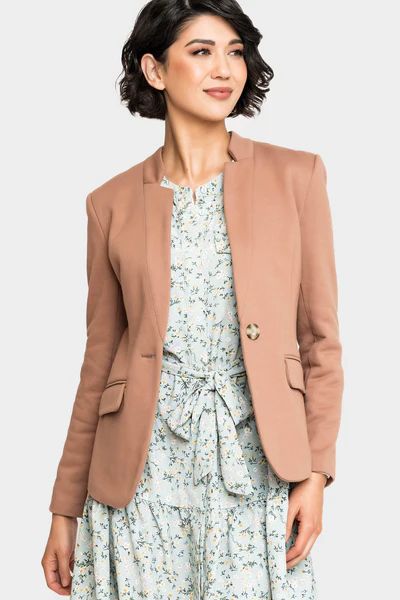 Notch Collar Blazer | Gibson