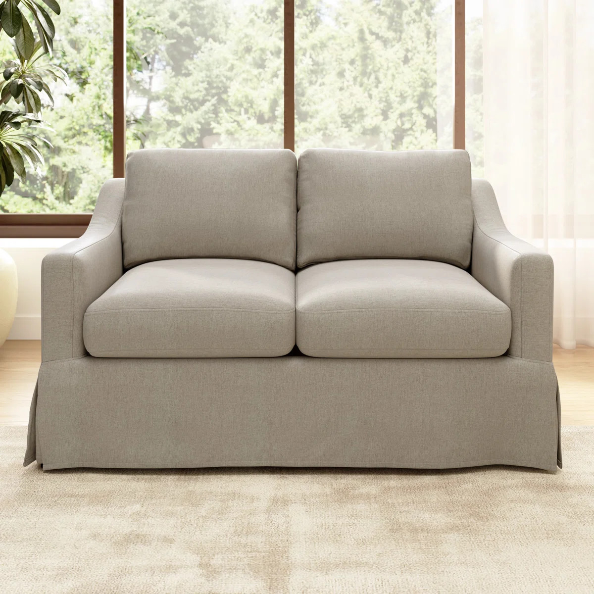 57W Loveseat With Slipcover | Wayfair North America