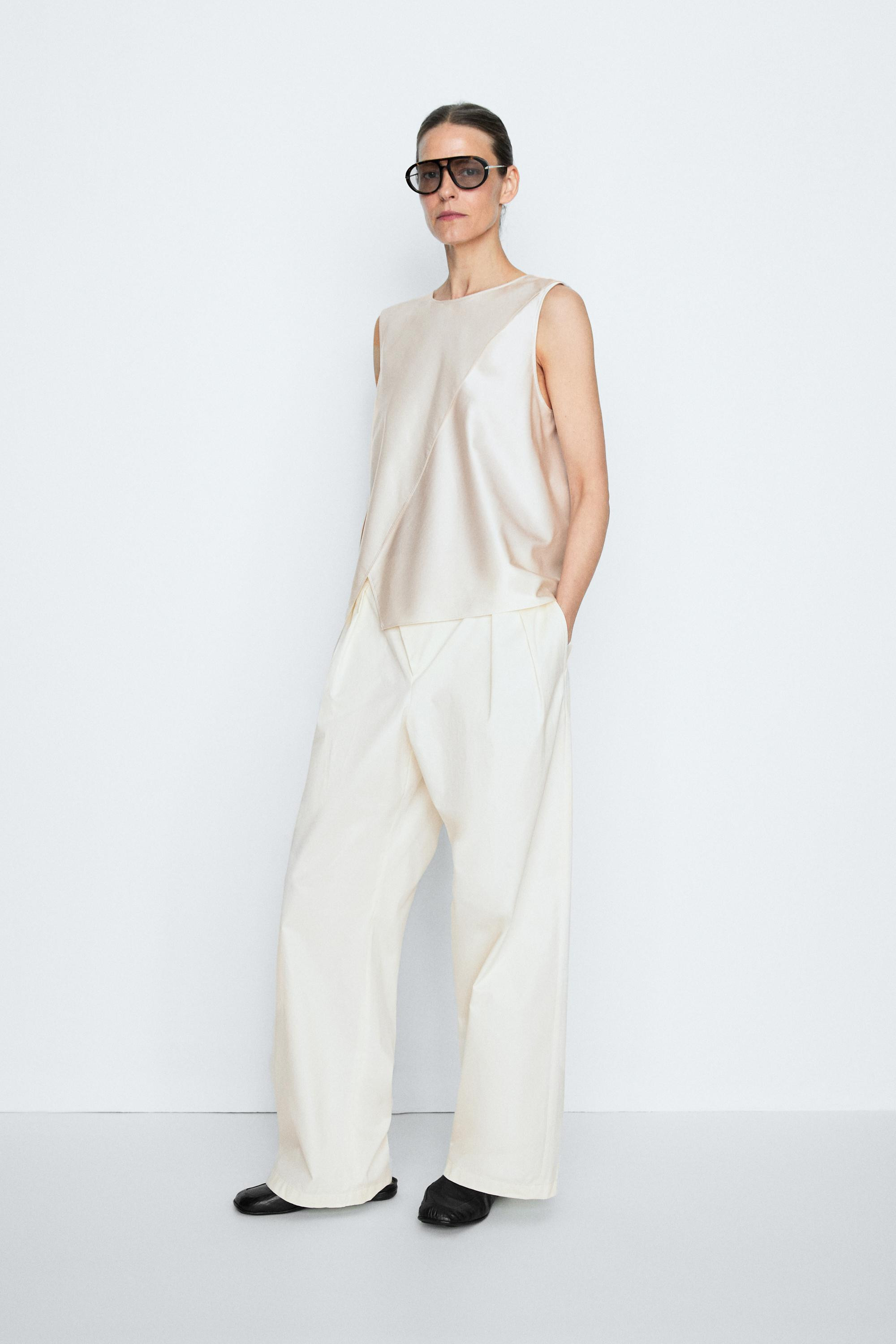 Asymmetric wrap top - STUDIO | Massimo Dutti US
