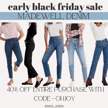 Use code OHJOY for 40% off your entire purchase at Madewell

Madewell / denim / thanksgiving outfit / gift guide / gifts for her / holiday outfit / on sale / jeans / black denim / Black Friday deals 

#LTKCyberweek #LTKGiftGuide #LTKHoliday