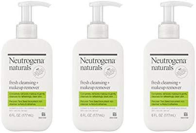 Neutrogena Naturals Fresh Cleansing Daily Face Wash + Makeup Remover with Peruvian Tara Seed, Hyp... | Amazon (US)