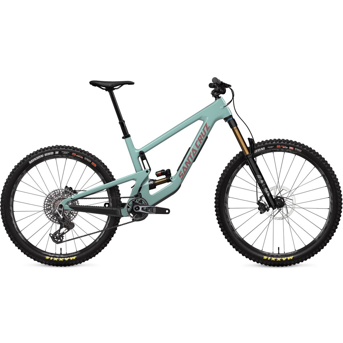 Santa Cruz Bicycles Nomad CC X0 AXS Transmission Mountain Bike Gloss Light Teal, M | Backcountry