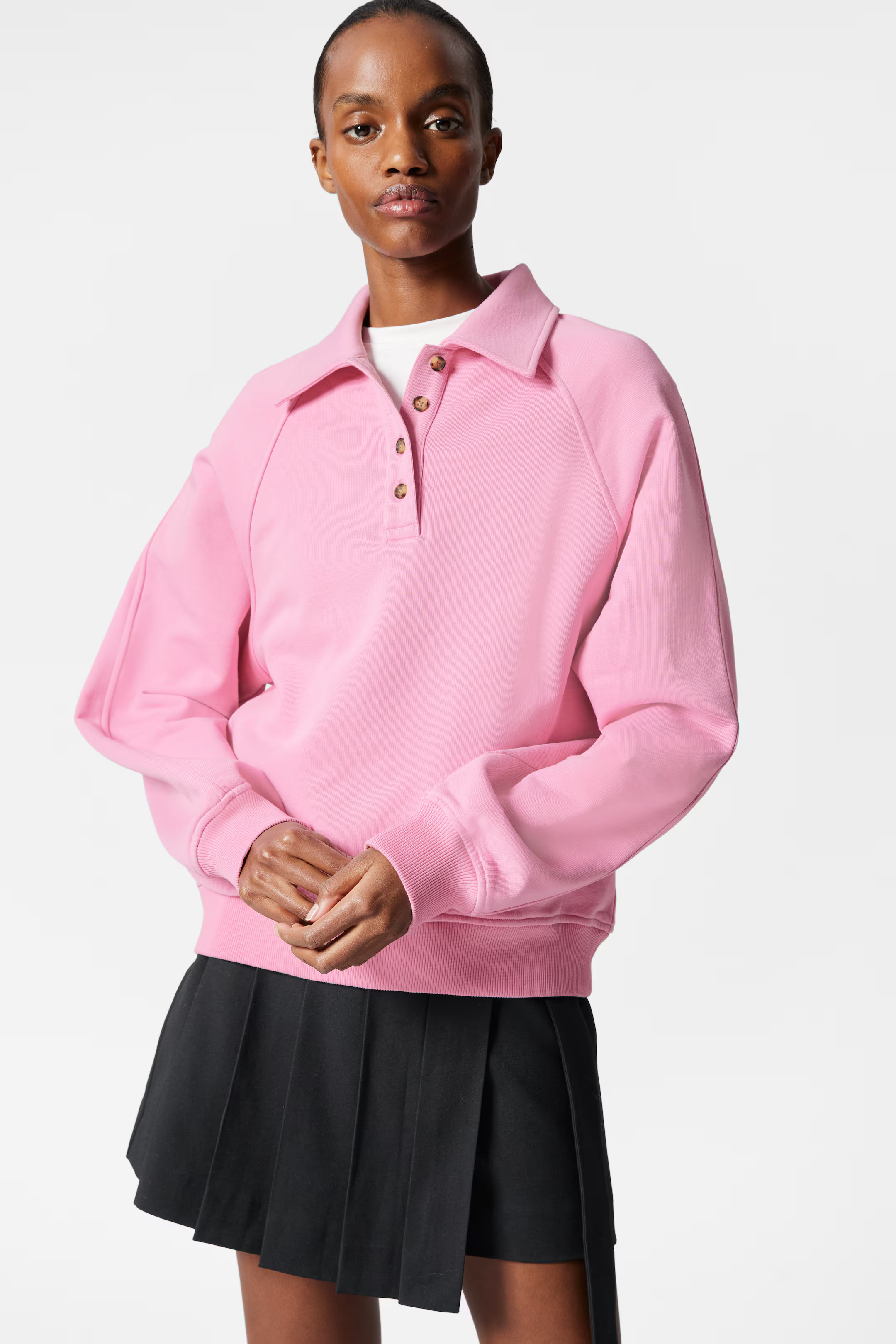 Collared Polo Sweatshirt | H&M (UK, MY, IN, SG, PH, TW, HK)