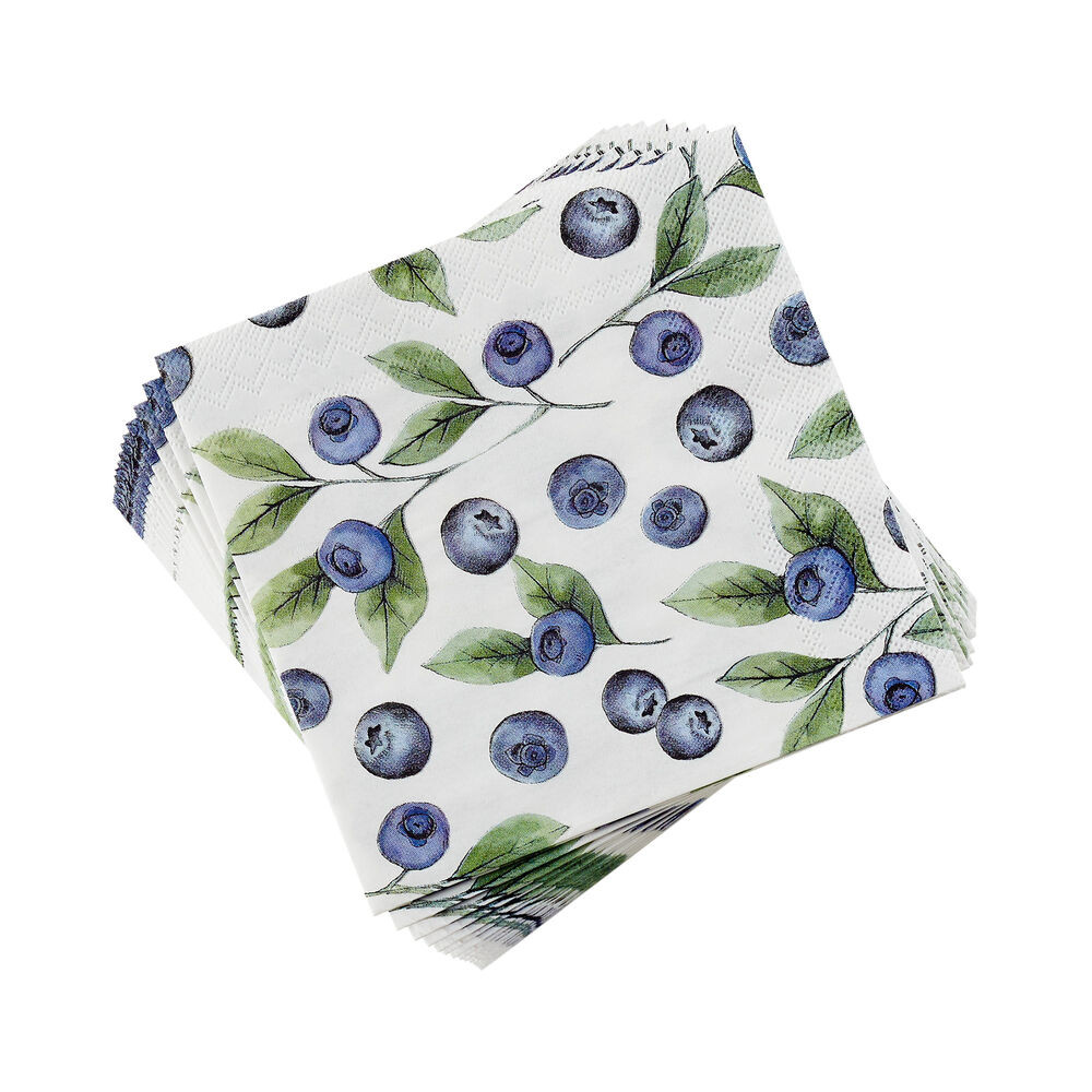 Blueberry Cocktail Napkins | Stonewall Kitchen, LLC