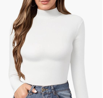 Closet staple alert 🤍 This slim-fit mock neck is that perfect layering piece—soft, flattering, and polished enough to wear solo or under blazers, sweaters, and jackets all fall & winter. Easy, comfy, and goes with literally everything. ✨ 

 

#LTKSeasonal #LTKootd #LTKgrwm