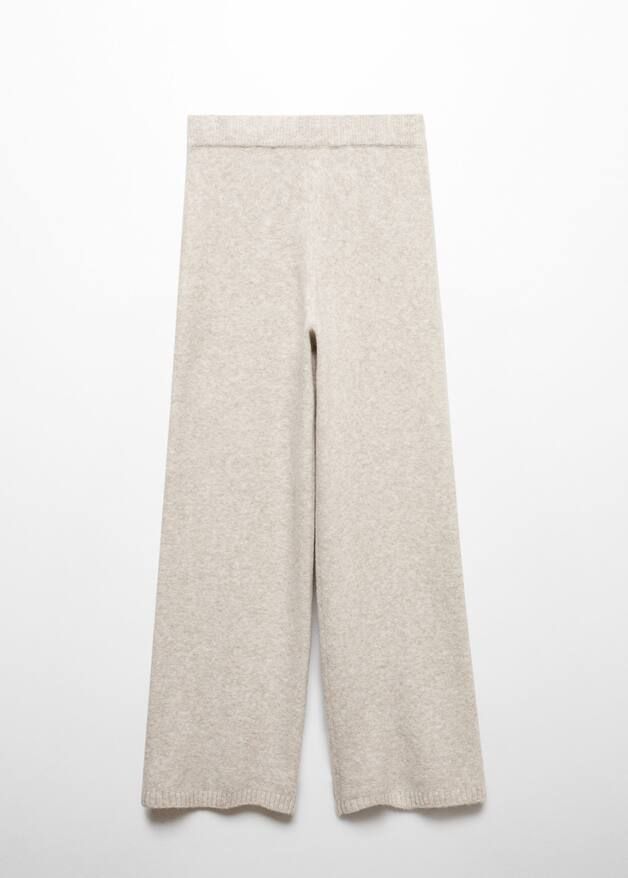 Straight knitted pants | MANGO (US)