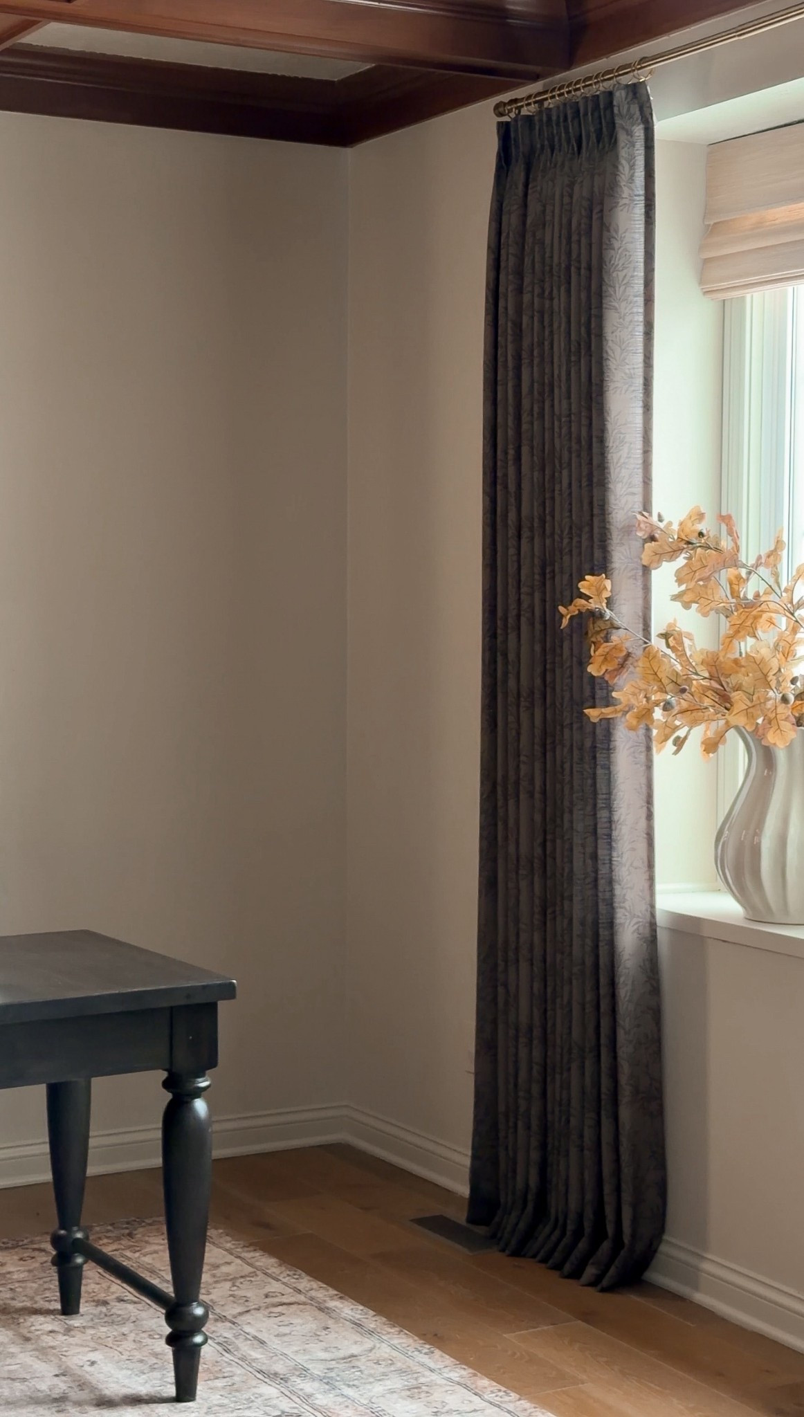 New office curtains!
Use code MYNINETIESHOME for 26% off!

Curtain Details: 
Sara Le Collection | Brown Olive SL-A10 | Memory Shaped | Triple Pleat | Unlined

Bamboo Shade Details:
Natural Ramie | Coconut | Inside Mount 

#LTKHome