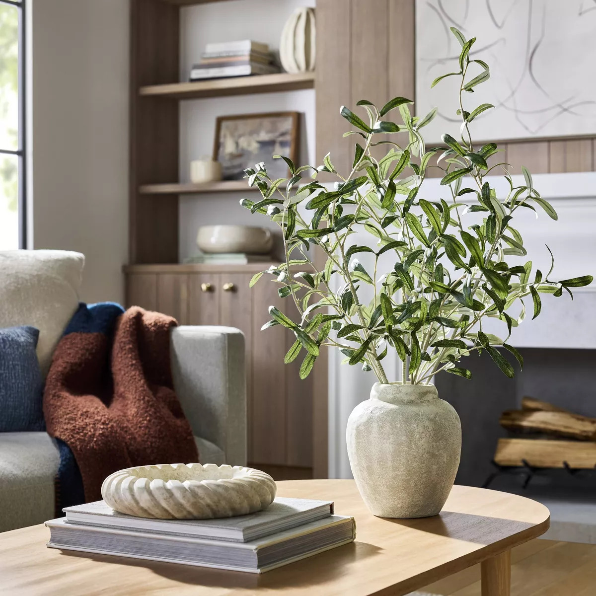 Olive Leaf Potted Arrangement - Threshold™ designed with Studio McGee | Target