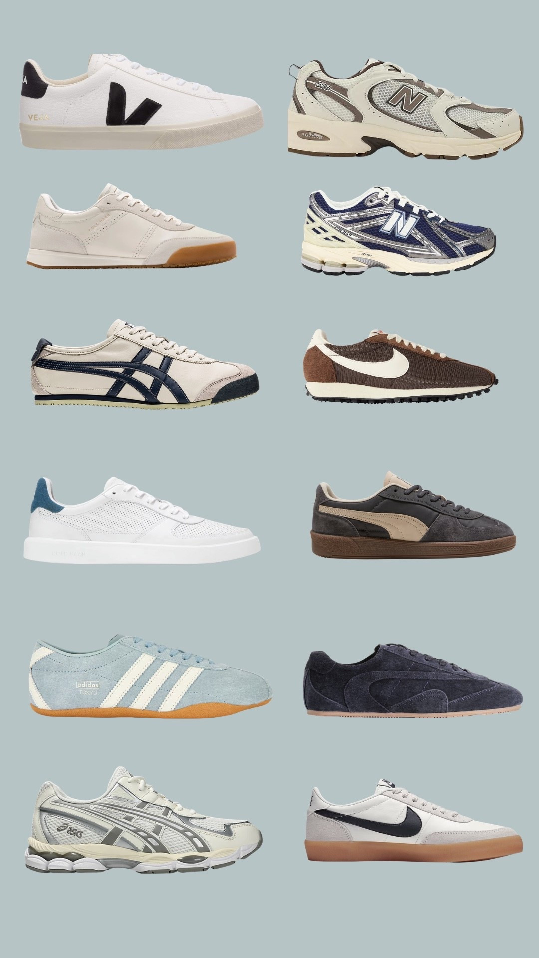 Building the perfect sneaker rotation for every vibe 👟
From clean minimal whites to retro runners and suede classics — these are the pairs that instantly level up any outfit. Whether you’re going for casual, sporty, or elevated, this lineup covers it all.

All my go-to sneakers linked here 🔗

Hashtags:

#mensfashion #mensstyle #sneakerstyle #menswear #outfitinspo #styleinspo #streetwearstyle #minimalstyle #casualfits #springstyle #mensoutfits #fashionessentials #sneakerhead #everydaystyle #ltk #ltkstyle #ltkunder100 #shopltk

#LTKgrwm #LTKdayinmylife #LTKMens