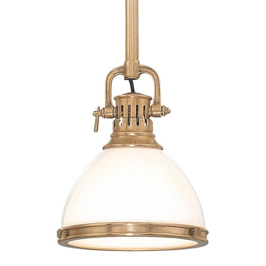 Hudson Valley Lighting 2622-AGB Randolph - One Light Pendant - 10 Inches Wide by 54 Inches High, ... | Amazon (US)