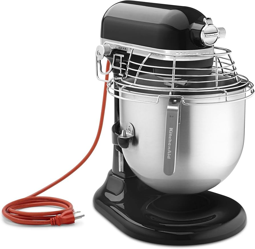 KitchenAid KSMC895OB 8-Quart Commercial Countertop Mixer with Bowl-Guard, 10-Speed, Gear-Driven, ... | Amazon (US)