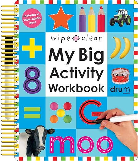 Wipe Clean: My Big Activity Workbook     Spiral-bound – February 5, 2008 | Amazon (US)