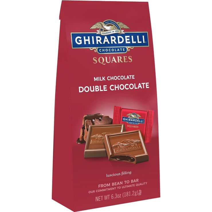 Ghirardelli Double Chocolate Squares - 6.3oz | Target