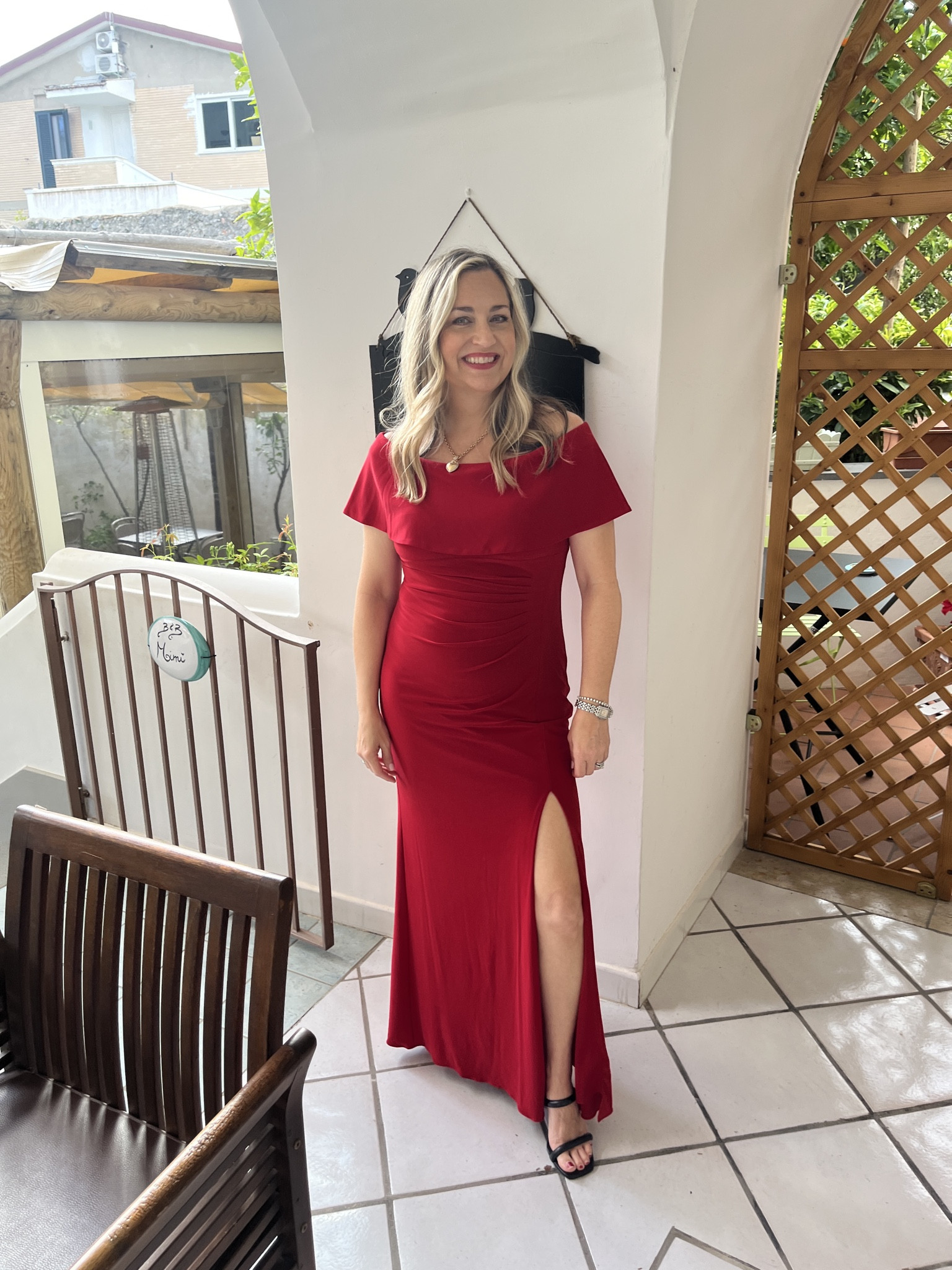 Wedding guest dress for an evening/formal wedding. This dress was a hit & comfortable too! 

#LTKPetite #LTKWedding #LTKOver40