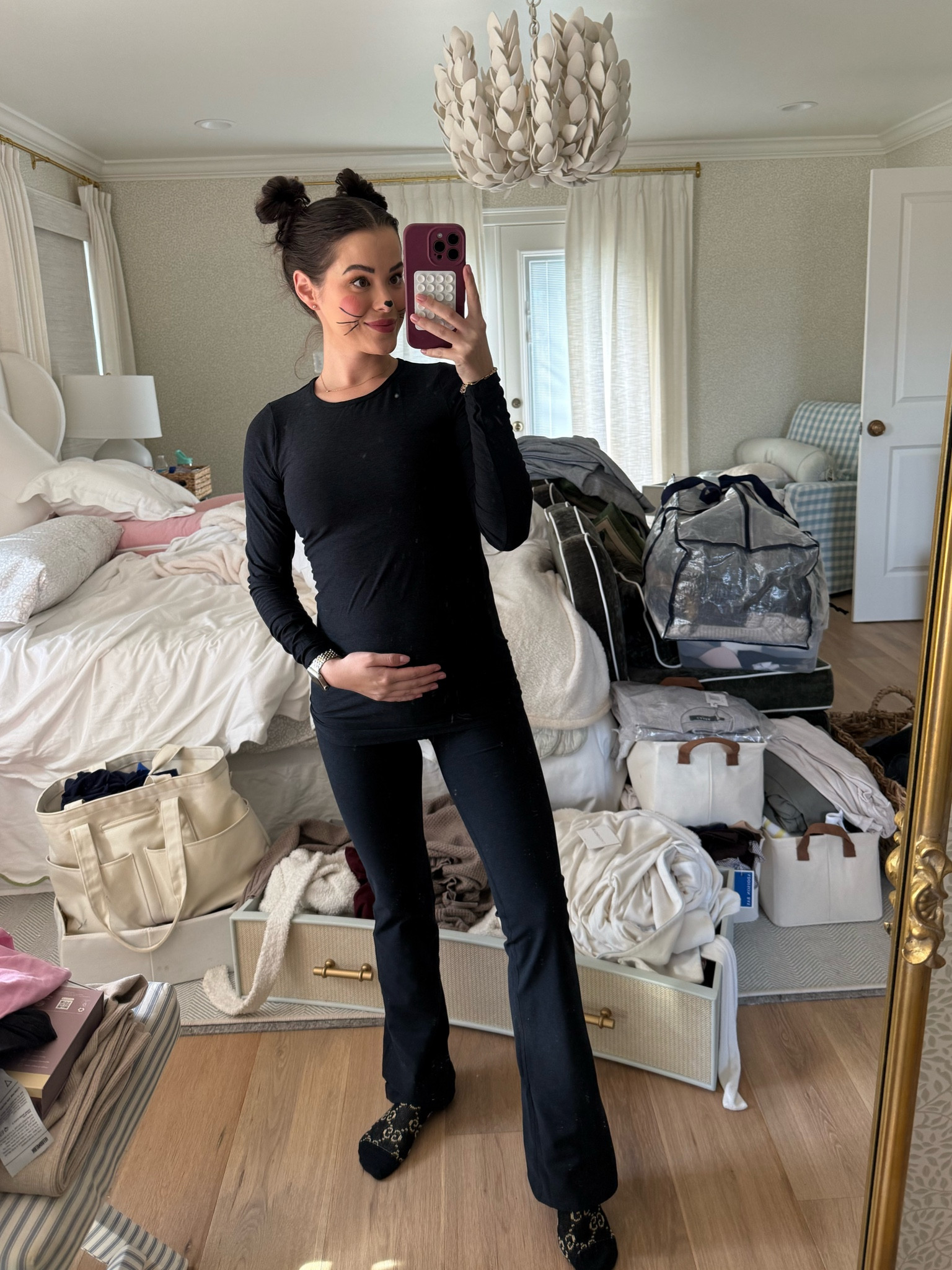 Maternity bump friendly beyond yoga activewear - XS in everything!