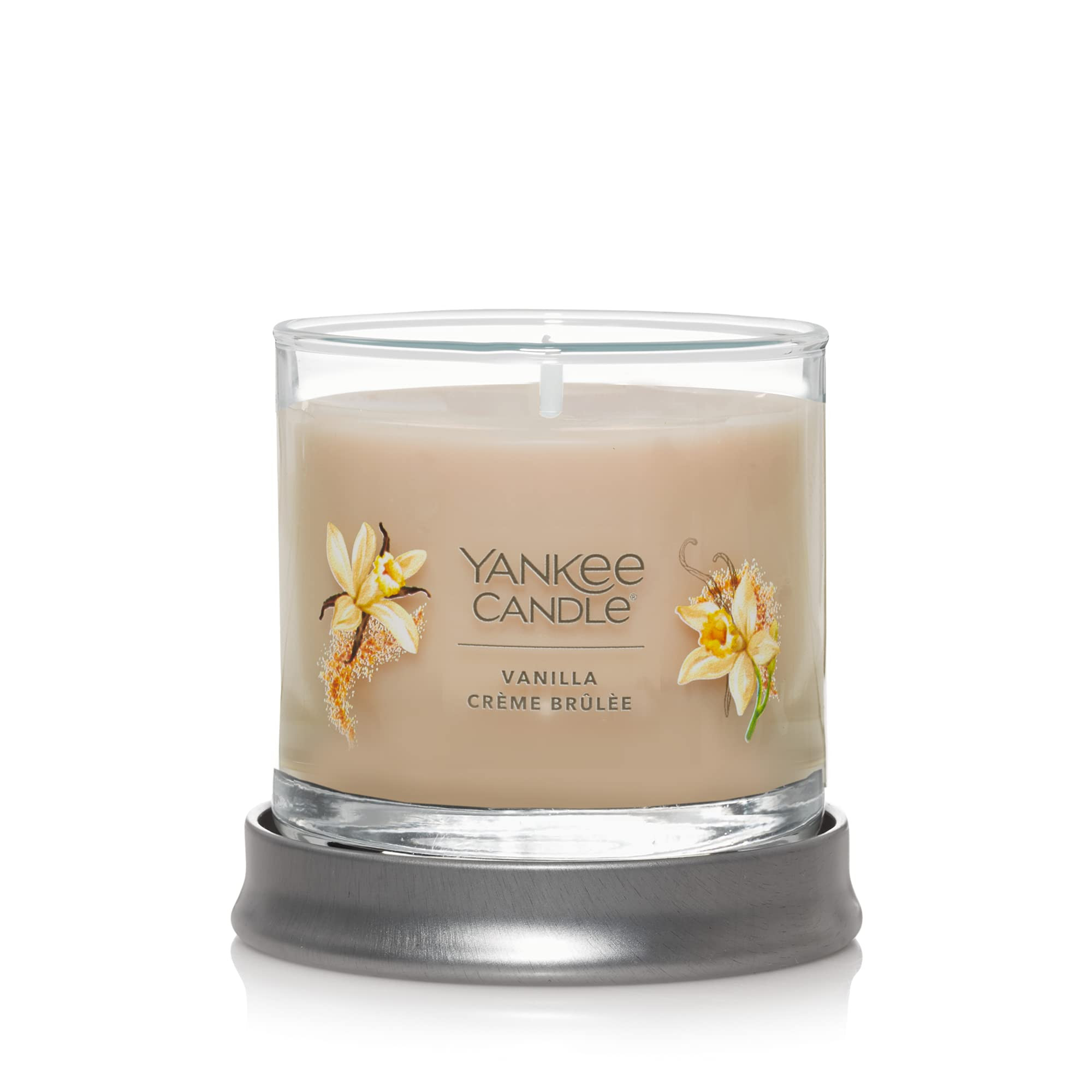 Yankee Candle Vanilla Crème Brûlée Scented, Signature 4.3oz Small Tumbler Single Wick Candle, ... | Amazon (US)
