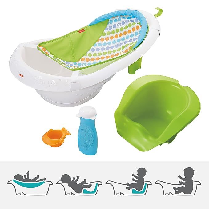 Fisher-Price 4-in-1 Sling 'n Seat Tub, Multicolor | Amazon (US)
