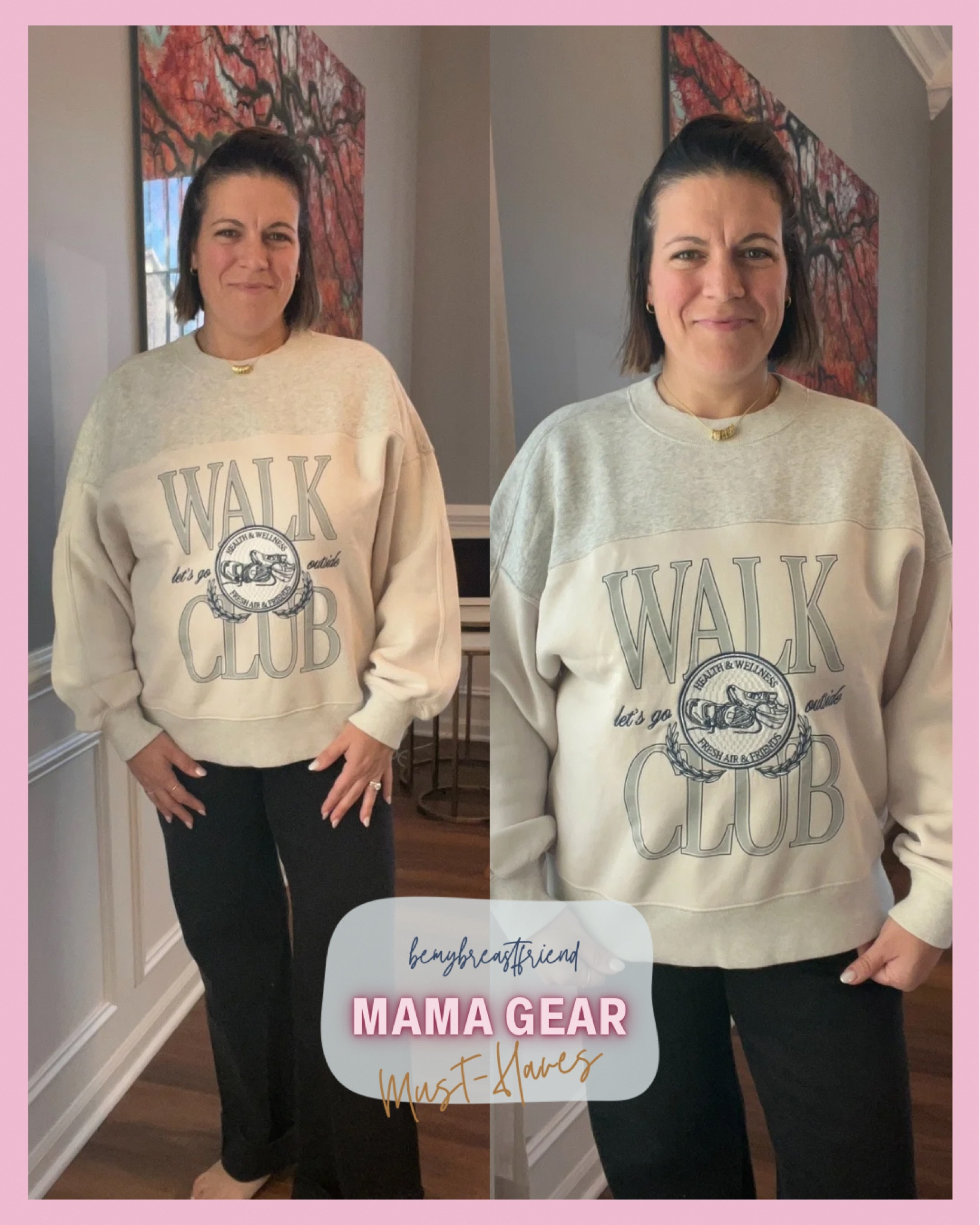 My new favorite sweater!! 
Large sweater, size 30s jeans weighing 170#, standing 5’ 3"

#LTKFindsUnder100 #LTKMidsize #LTKStyleTip