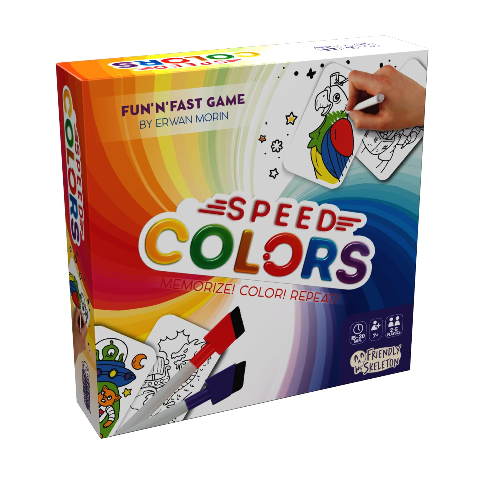 Speed Colors Card Game - Fast-Paced Memory Game! Fun Family Game for Kids & Adults, Ages 6+, 2-5 ... | Amazon (US)