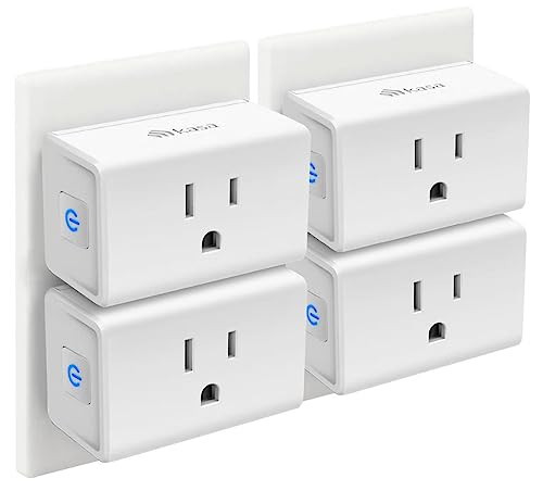 Kasa Smart Plug Mini 15A, Smart Home Wi-Fi Outlet Works with Alexa, Google Home & IFTTT, No Hub Required, UL Certified, 2.4G WiFi Only, 4-Pack(EP10P4) , White | Amazon (US)