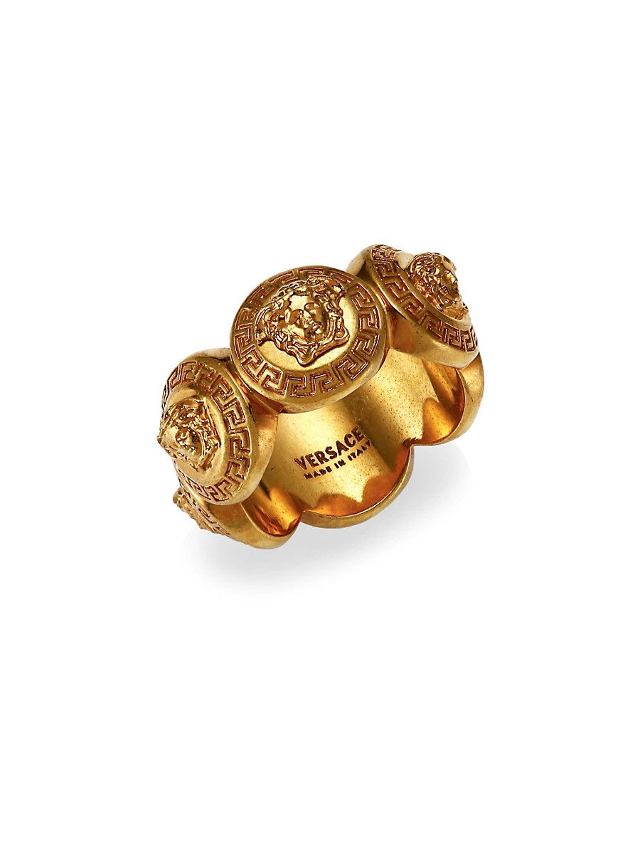 Women's Medusa Tribute Ring - Tribute Gold - Size 5.5 | Saks Fifth Avenue