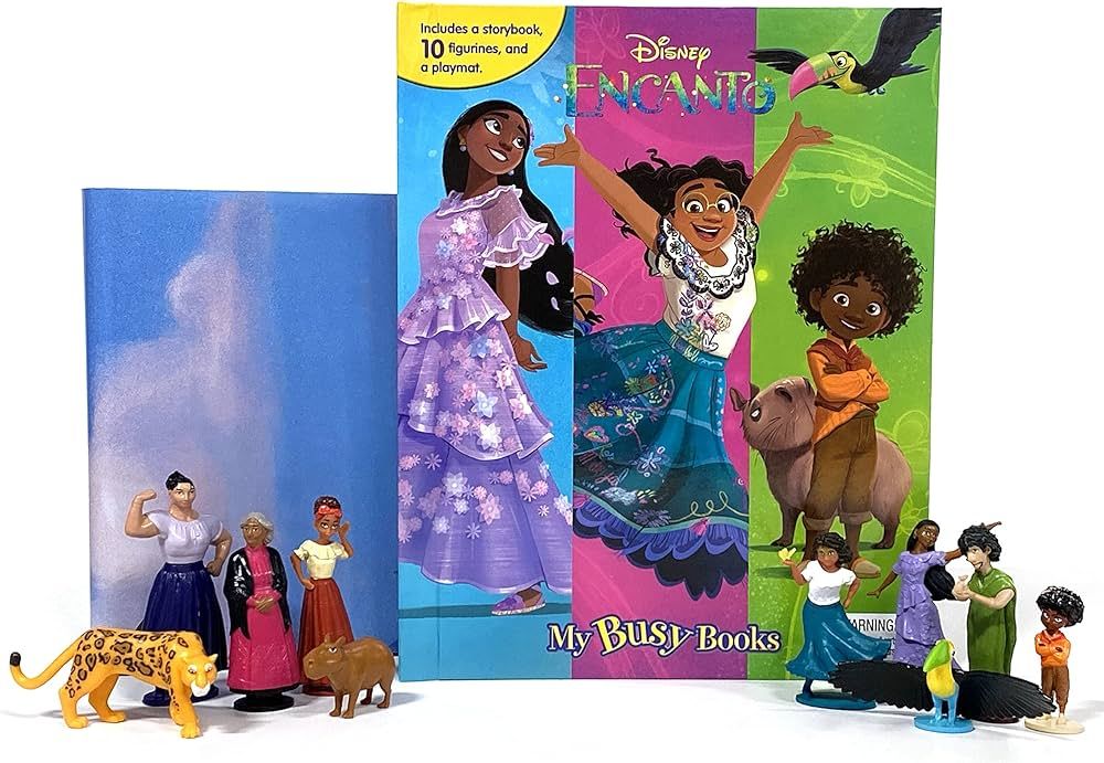 Phidal - Disney Encanto My Busy Book - 10 Figurines and a Playmat | Amazon (US)