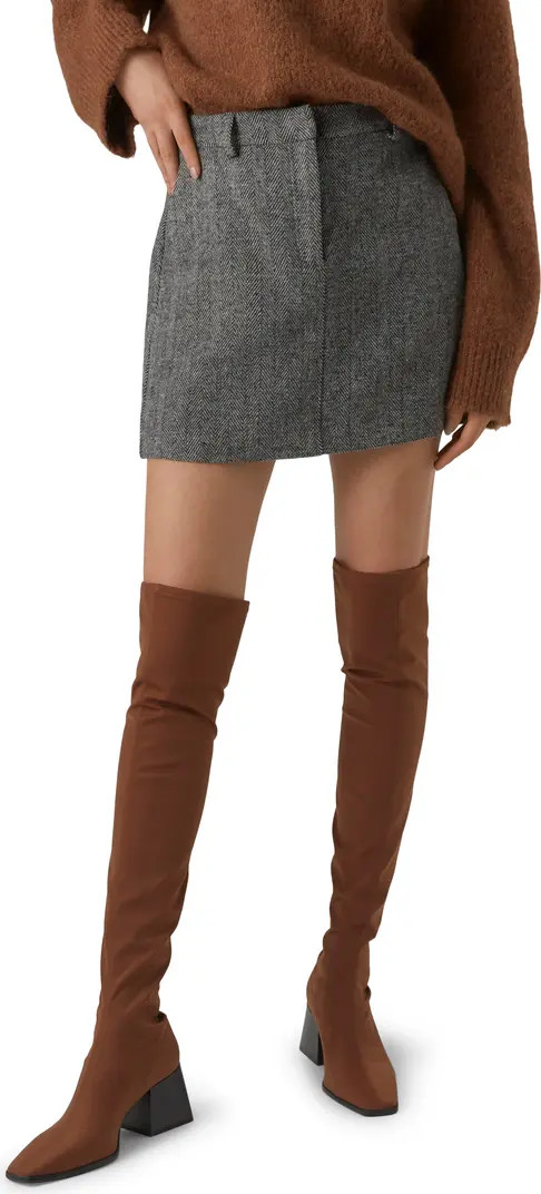 Lizzie Herringbone Miniskirt | Nordstrom