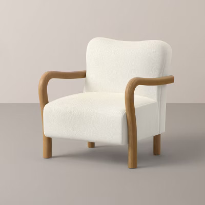 Wood Armchair Canvas - Hearth & Hand™ with Magnolia | Target