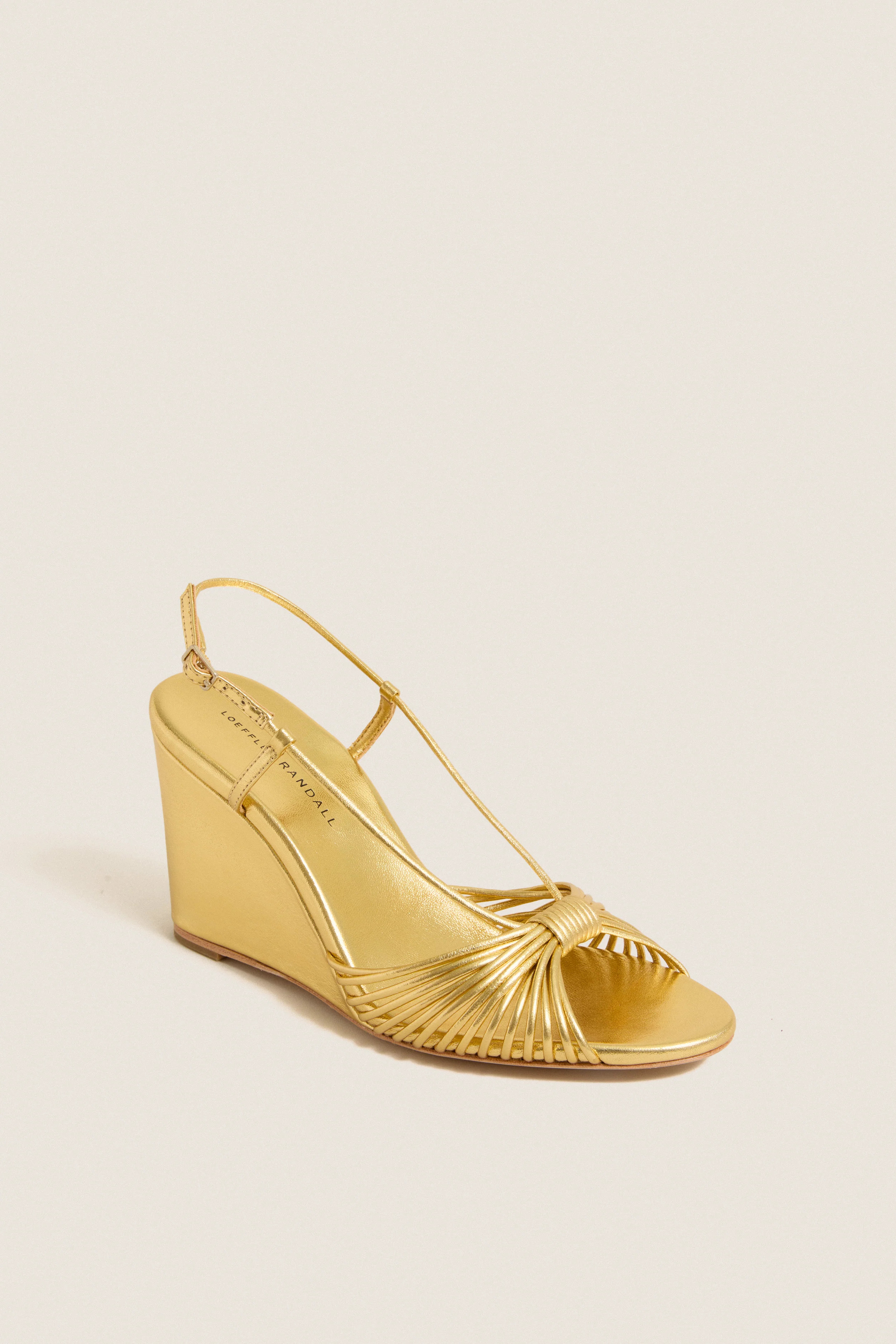 Gold Metallic Marren Wedges | Tuckernuck (US)