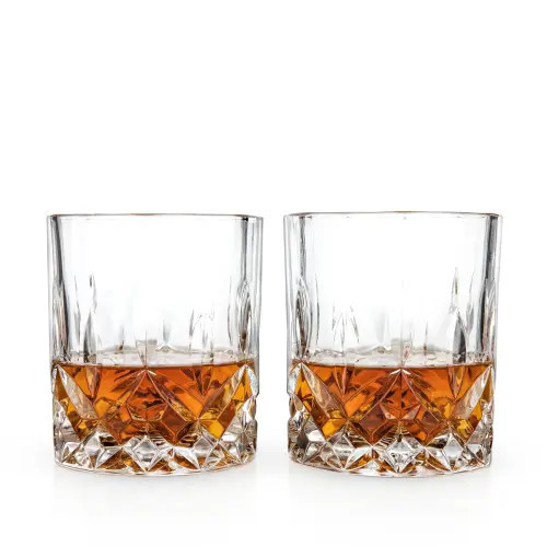 Viski Admiral Crystal Rocks Glasses in Clear at Nordstrom | Nordstrom