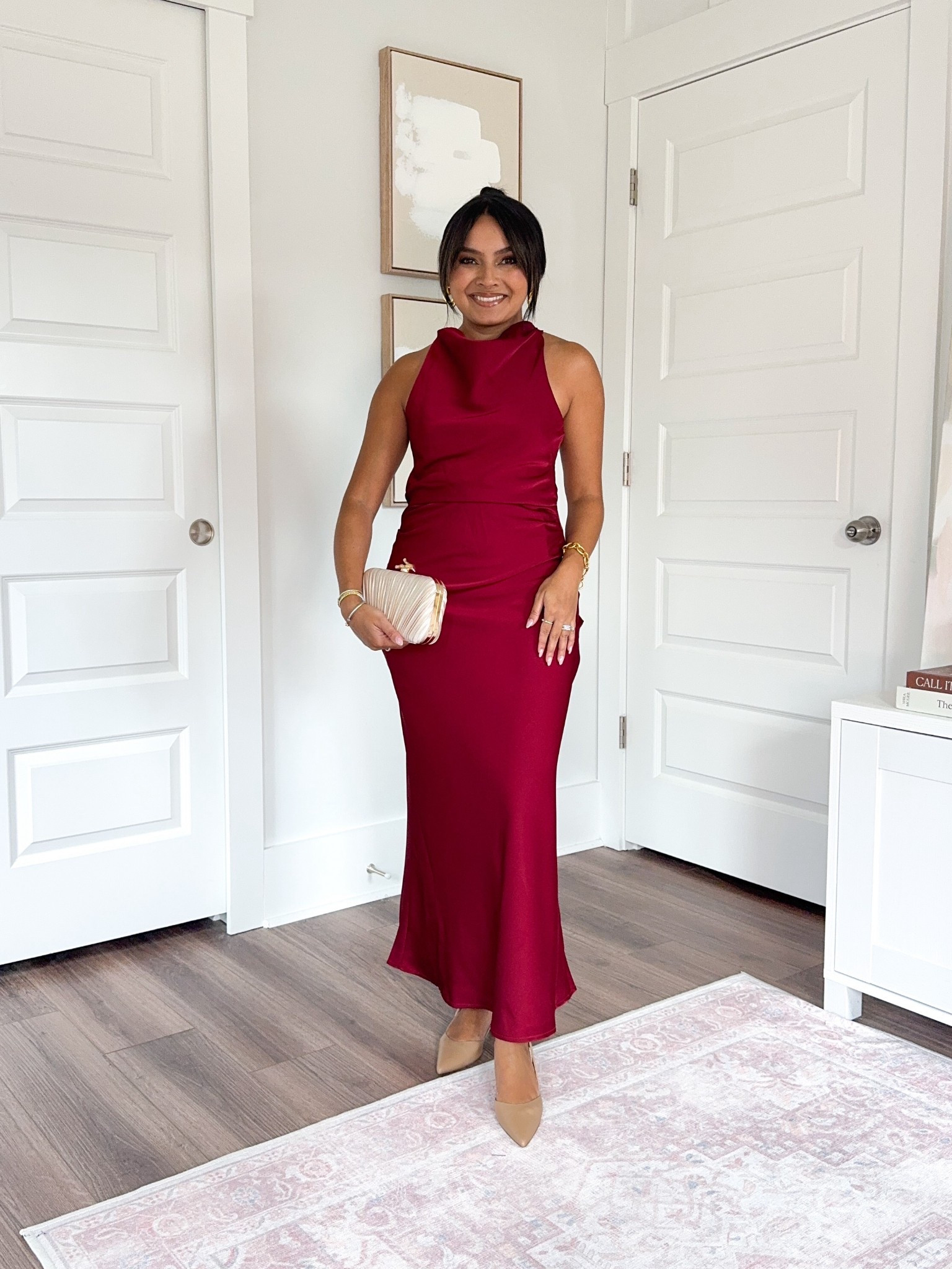 Burgundy dress size xs TTS
Heels size 5 TTS


#LTKPetite #LTKStyleTip #LTKWedding