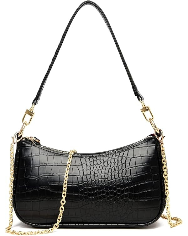 Shoulder Bag Retro Classic Purse Clutch Shoulder Tote HandBag with Zipper Closure for Women | Amazon (US)