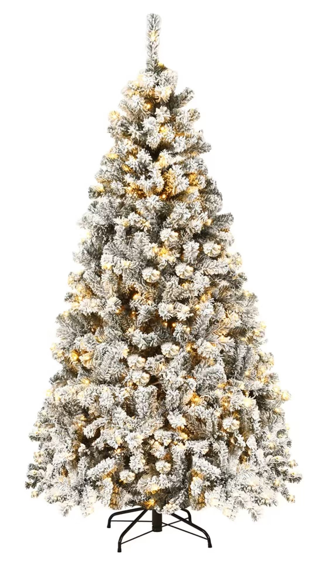 Pre-Lit Flocked Christmas Tree 6ft/7.5ft/9ft Snow Flocked Artificial Christmas Tree with  250 Lights/450 Light/550 Lights



#LTKSeasonal #LTKHome #LTKHoliday
