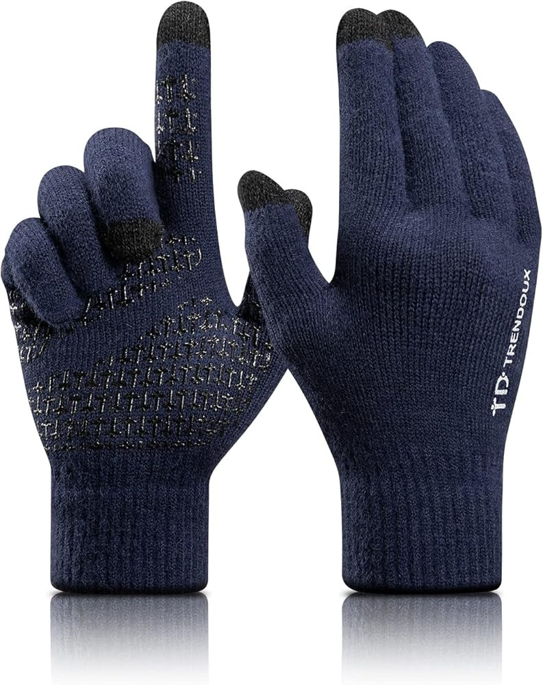 TRENDOUX Winter Gloves For Men Women, Cold Weather Warm Touchscreen Glove Unisex, Non-slip, Elast... | Amazon (US)