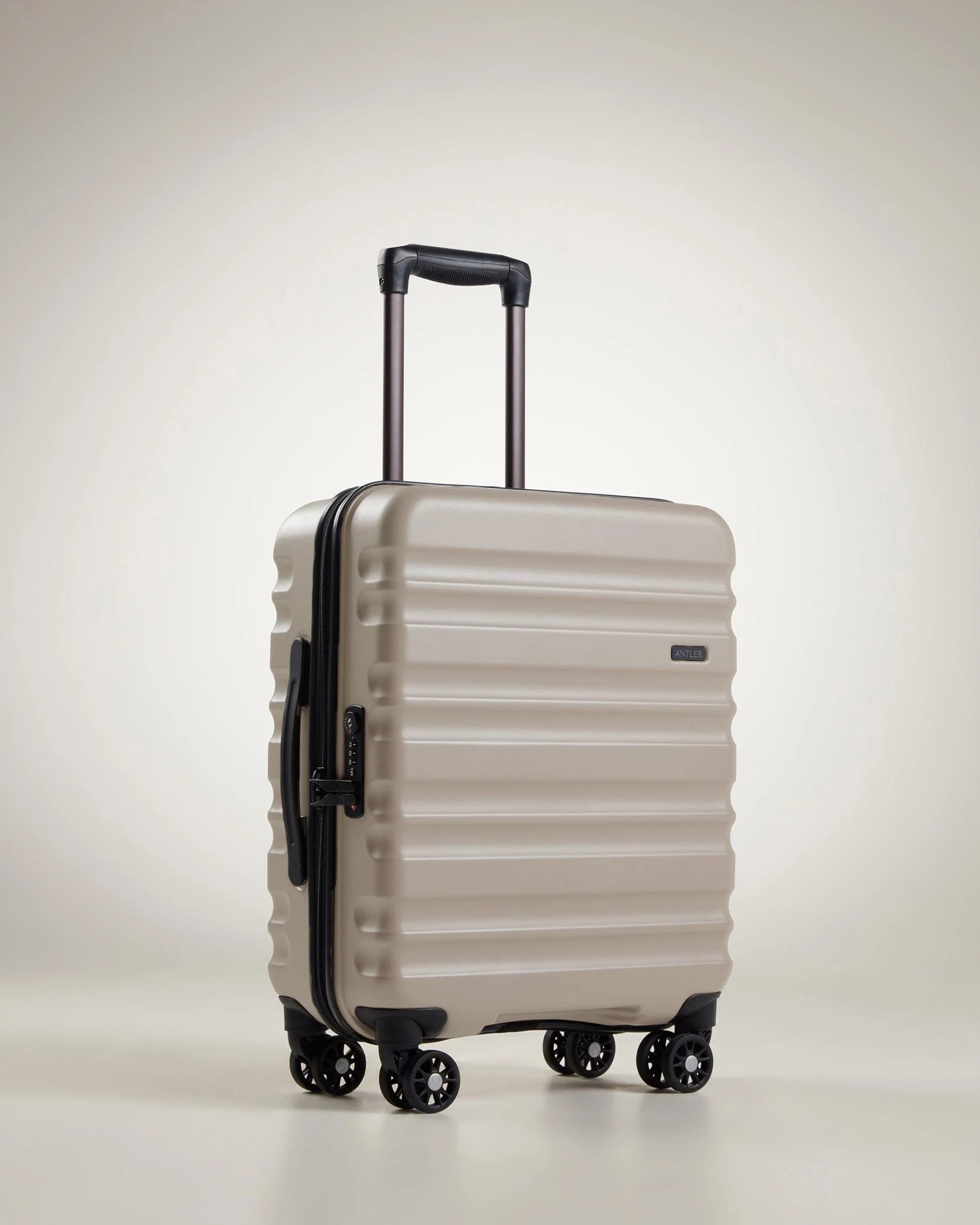 Clifton 55x40x20cm Cabin Suitcase Taupe (Beige) | Antler UK | Antler UK