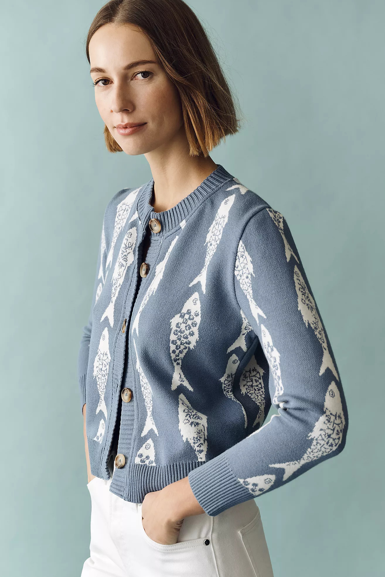 Never Fully Dressed Marina Hollie Cardigan | Anthropologie (US)