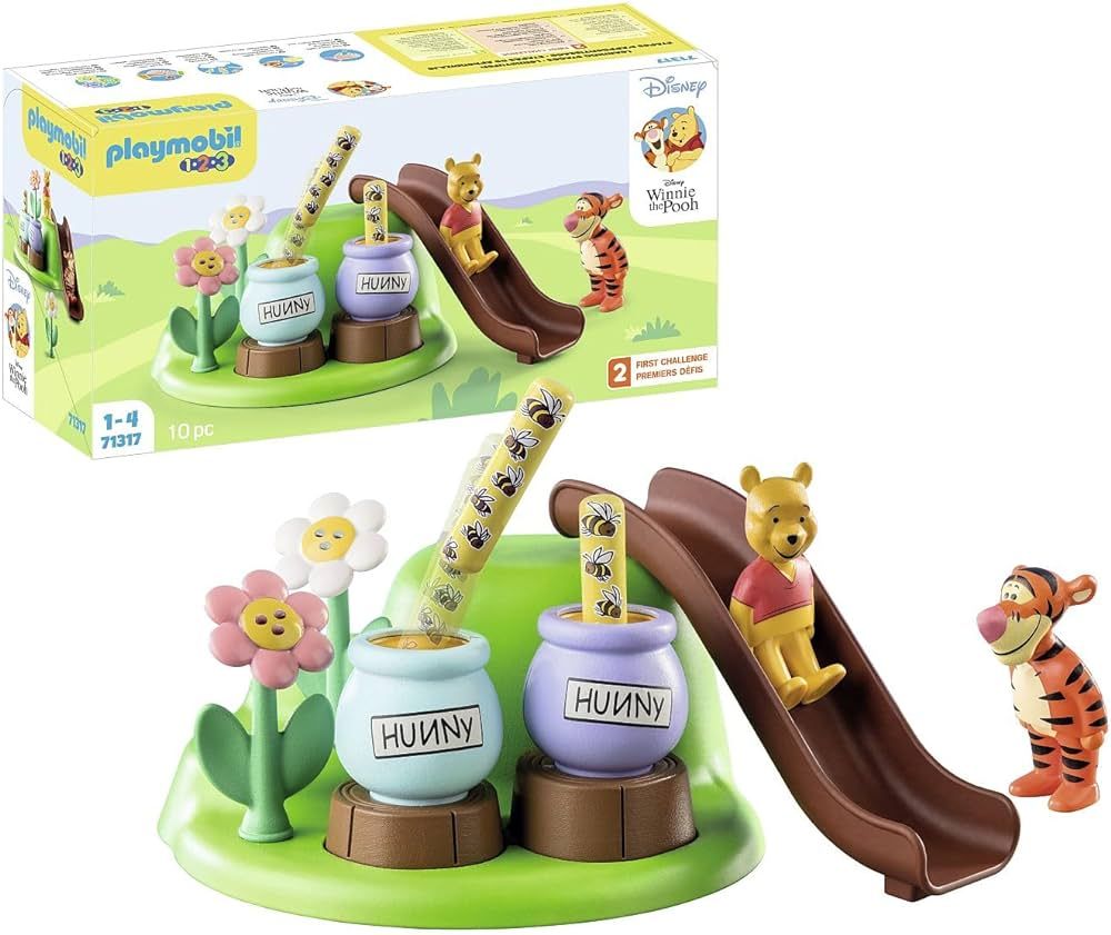 Playmobil 71317 1.2.3 & Disney: Winnie's & Tigger's Bee Garden | Amazon (US)