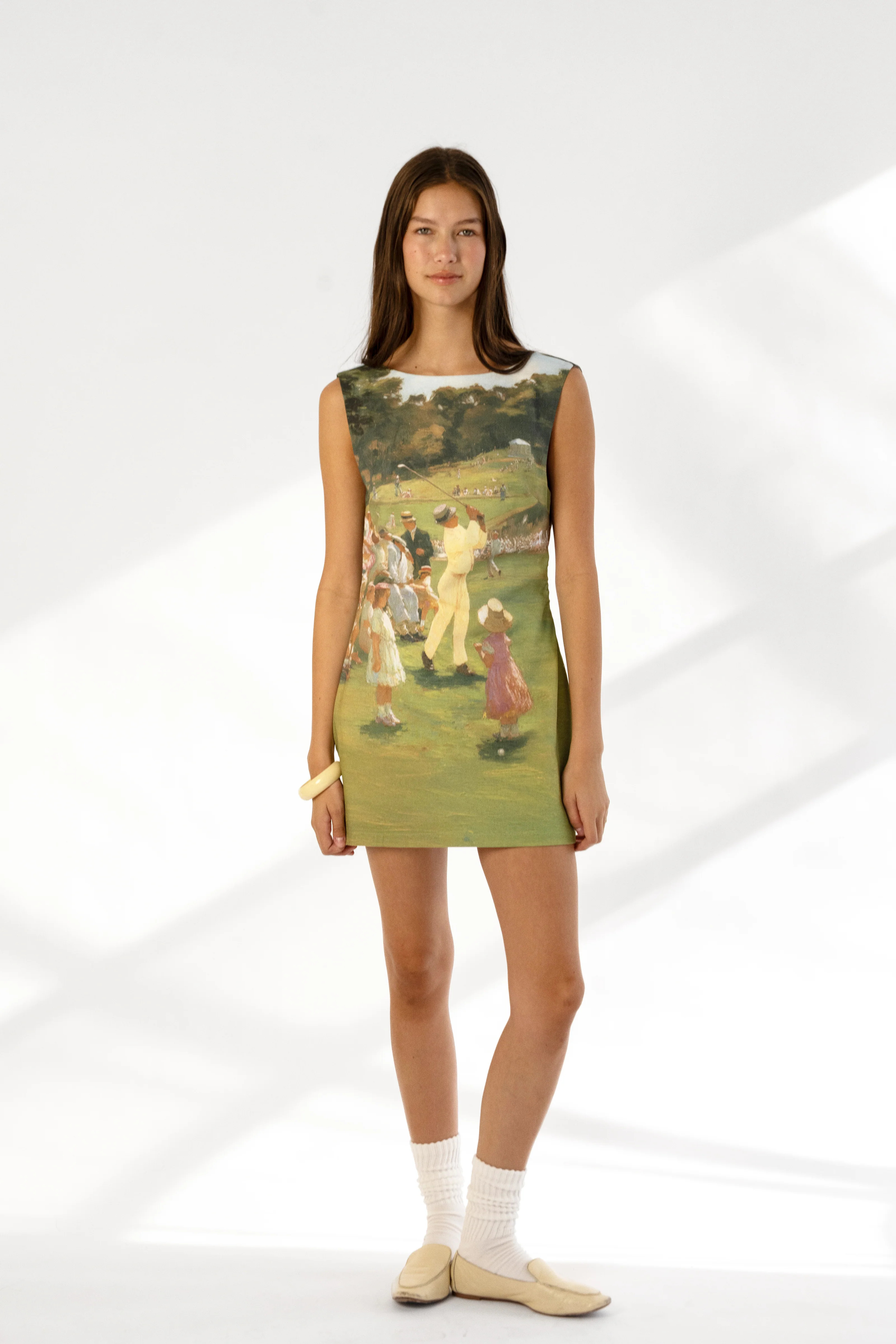 Augusta Linen Mini — Sunday Greens | Yellow The Label